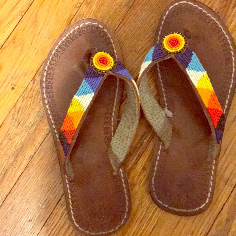 Beautiful African slippers